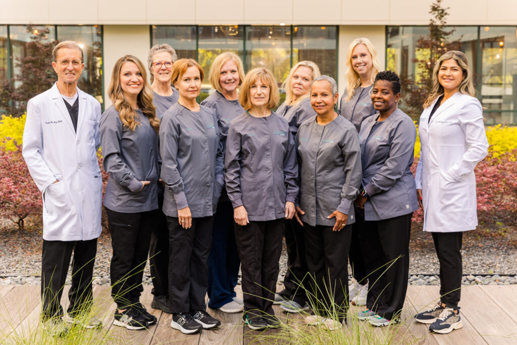 Dentists, hygiene team and office team professional picture by Atlanta brand photographer Laure Photography