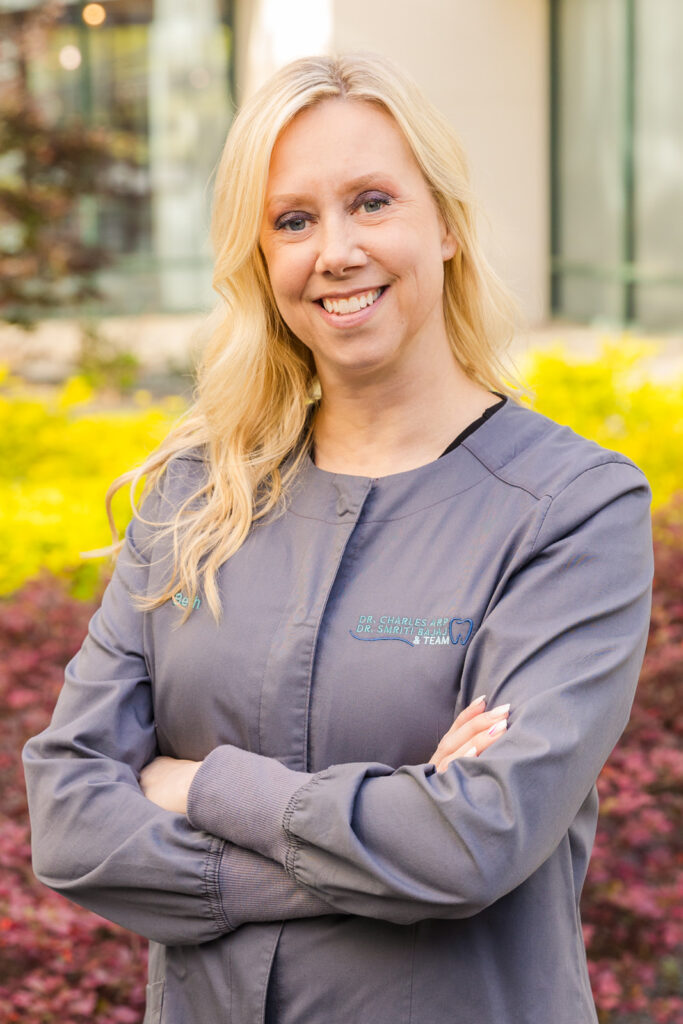 Professional headshots of Atlanta dentist office members by brand photographer Laure photography