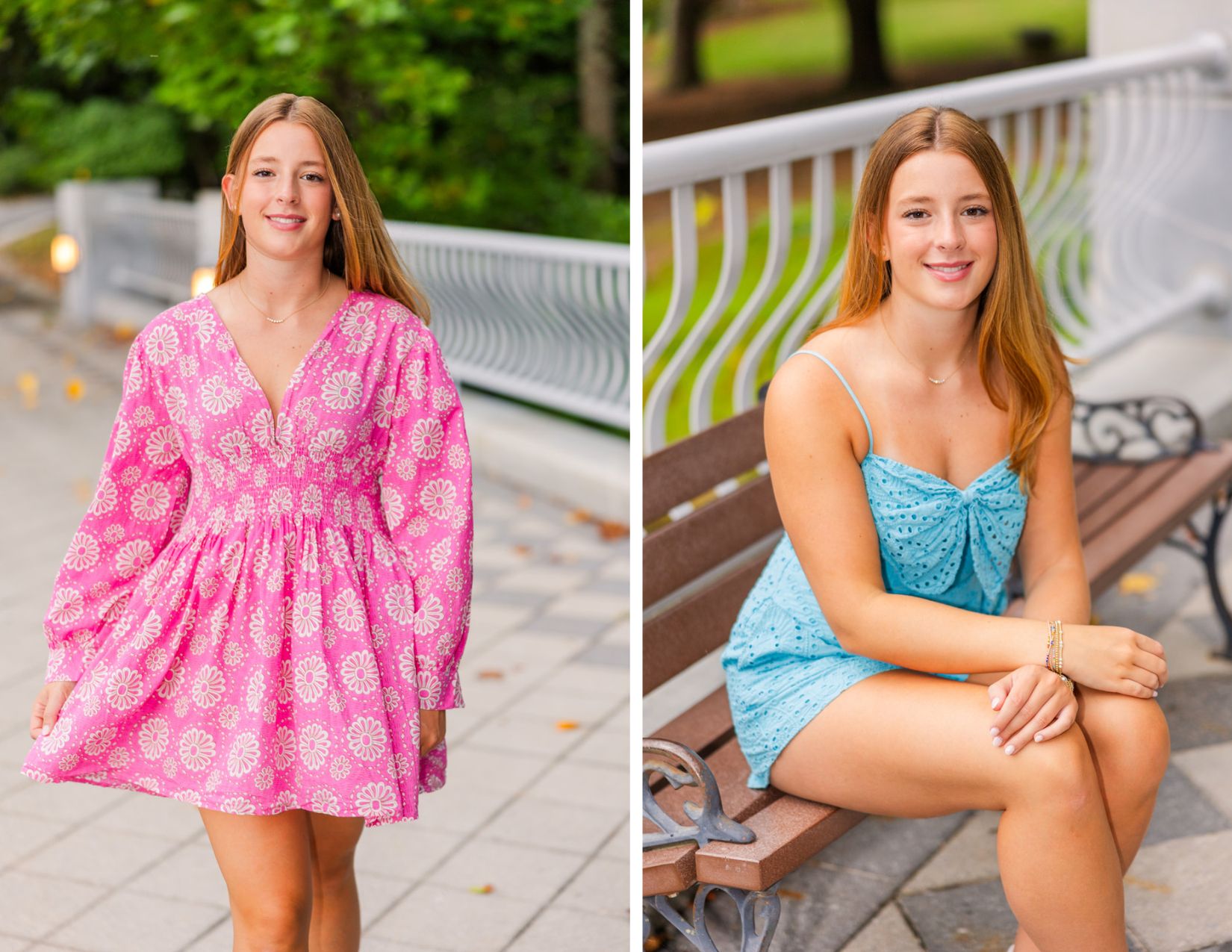 Lauren senior girl portraits at Lenox Park Atlanta GA by Laure Photography