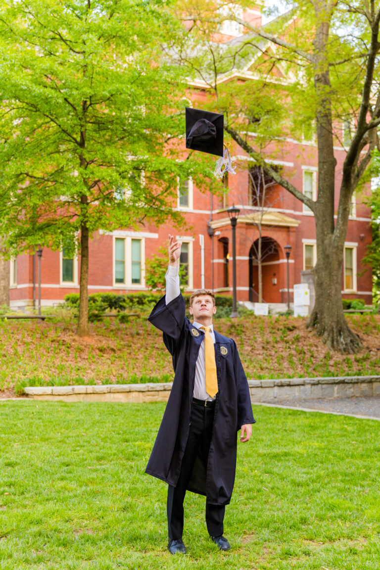 Georgia Tech graduation portraits Atlanta Senior Photographer